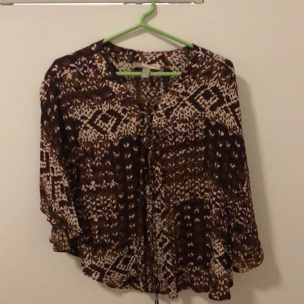 Boho fall top, basically new